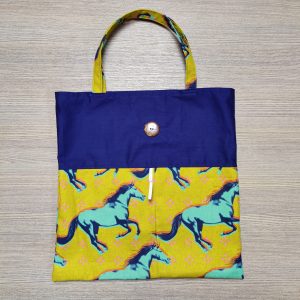 Foldable Reusable Bags - horses