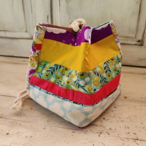 Komebukuro Style Rice Bag patchwork