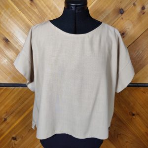 Tan linen top