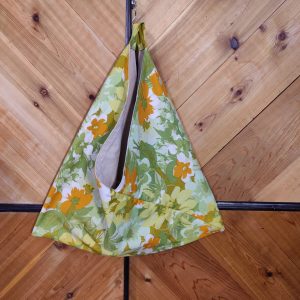 Bright orange and yellow bento bag