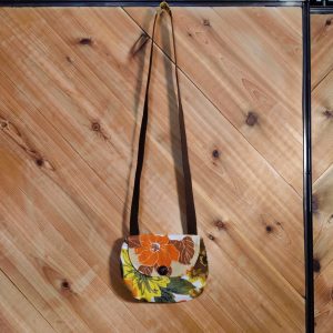 Crossbody bag. Vintage floral.